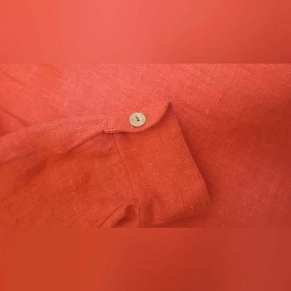 HARVE BENARD Linen PINK 2PC SUIT SET Blazer Pants Small vintage - Picture 6 of 14